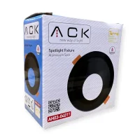 ACK AH03-04011 Terra Siyah Sıva Altı Spotlight Yuvarlak - 2