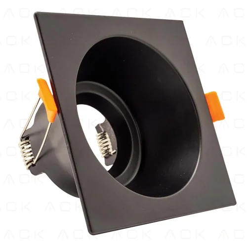 ACK AH03-04021 Terra Siyah Sıva Altı Spotlight Kare - 1