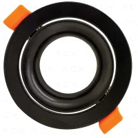 ACK AH03-04071 Terra Siyah Sıva Altı Spotlight Yuvarlak Kasa - 1