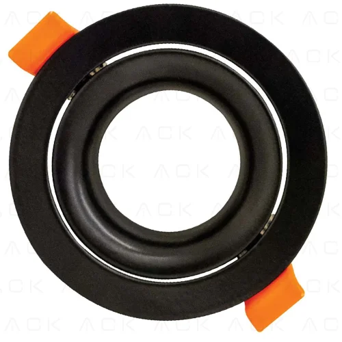 ACK AH03-04071 Terra Siyah Sıva Altı Spotlight Yuvarlak Kasa - 1