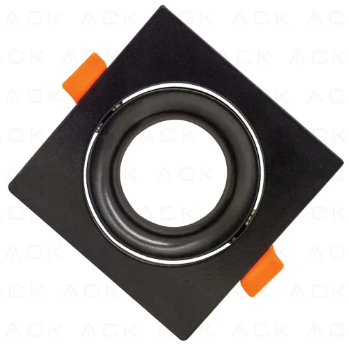 ACK AH03-04081 Terra Siyah Sıva Altı Spotlight Kare - 1