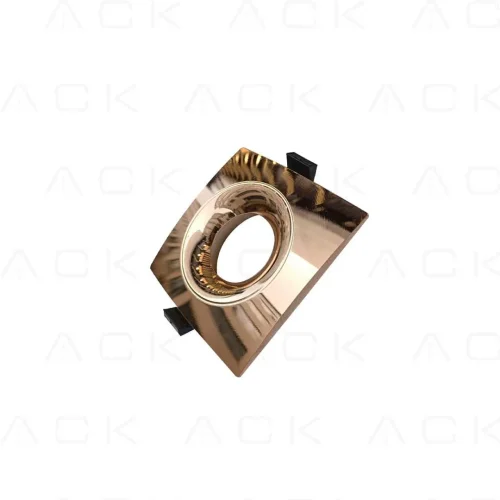 ACK AH03-04136 Fransız Gold Sıva Altı Spotlight 100*100*30mm - 1