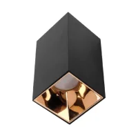 ACK AH03-07661 Sivaüstü Dekoratif Armatür Gold Reflektör Siyah Metal Kasa - 1