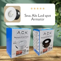 ACK AH06-00100 3W Beyaz 3000K Sıva Altı Led Spotlight - 2
