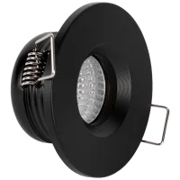 ACK AH06-00131 3W Siyah 6500K Sıva Altı Led Spotlight - 1