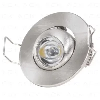 ACK AH06-00334 3W Mat Krom 6500K Sıva Altı Led Spotlight - 1
