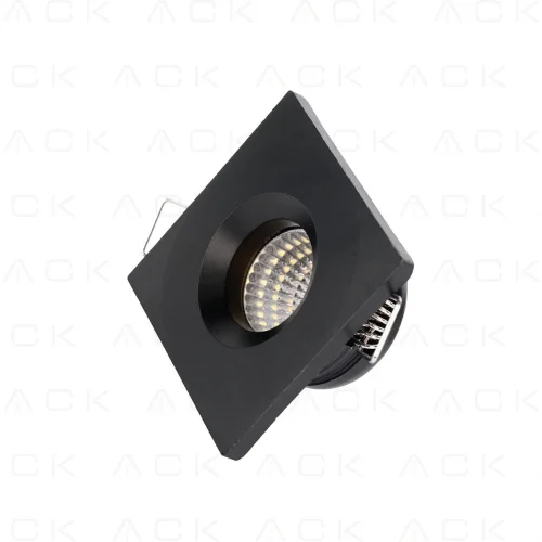 ACK AH07-01701 3W Siyah 3000K Sıva Altı Led Spotlight - 1
