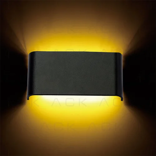 ACK AH07-03201 Avva 6W Siyah 3000K Led Duvar Armatürü - 1