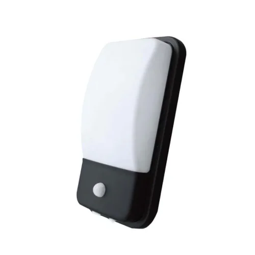 ACK AH07-05431 20W Sensörlü Led Duvar Apliği Siyah 6500K IP44 - 1