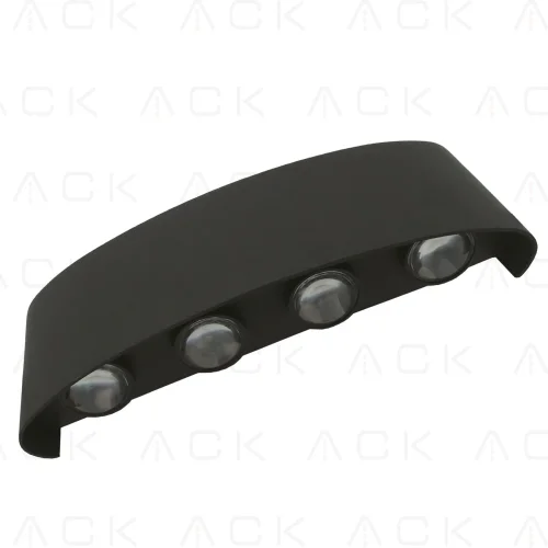 ACK AH07-07301 8*1W Siyah Aplik 3000K IP54 - 1