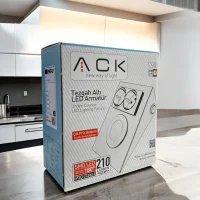ACK AH11-00200 Ledli Prizli Tezgah Altı Armatür 3000K Beyaz - 2