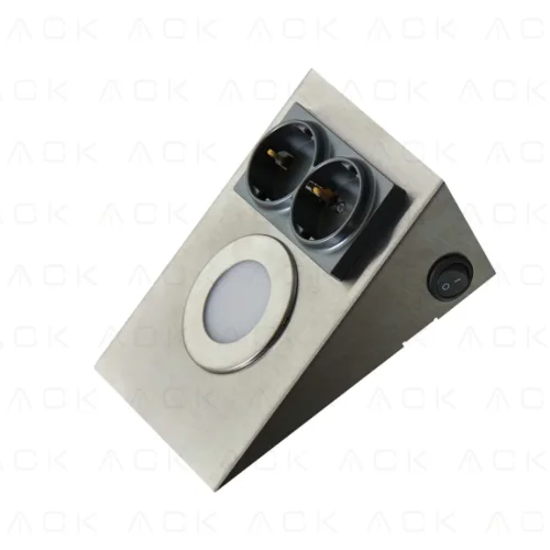 ACK AH11-00204 Ledli Prizli Tezgah Altı Armatür 3000K - 1
