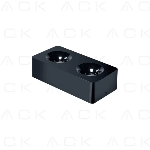 ACK AH12-01211 Sıva Üstü Tavan Armatürü 2*10W 4000K Siyah - 1