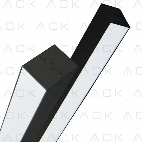 ACK AL01-11211 36W 4000K 1210mm Led Linear Armatür Siyah 76mmx76mm Driverli - 1