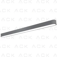 ACK AL02-14501 Oval Kenarlı Lineer Armatür 150cm 48W 3000K - 1