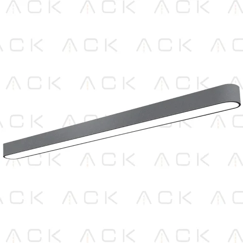 ACK AL02-14501 Oval Kenarlı Lineer Armatür 150cm 48W 3000K - 1