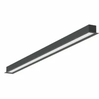 ACK AL03-22231 Siva Alti Led Linear Armatür 44W 1210mm 6500K Siyah Enec Driver - 1