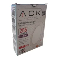 ACK AP01-00330 3W Beyaz 6500K Sıva Altı Yuvarlak Led Panel - 5