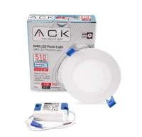 ACK AP01-00600 6W Beyaz 3000K Sıva Altı Yuvarlak Led Panel - 3