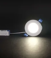 ACK AP01-00630 6500K Beyaz 6W Beyaz Kasa Sıva Altı Yuvarlak Led Panel - 1