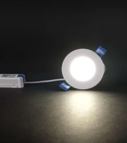 ACK AP01-00630 6500K Beyaz 6W Beyaz Kasa Sıva Altı Yuvarlak Led Panel - 1