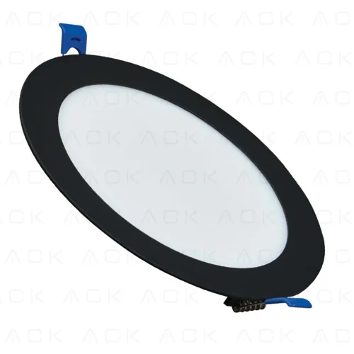 ACK AP01-00631 6W Siyah 6500K Sıva Altı Yuvarlak Led Panel - 1