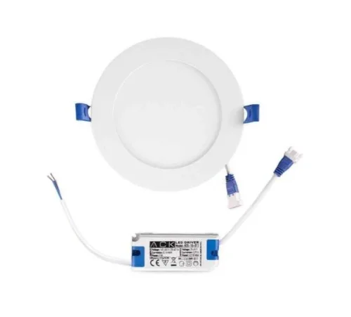 ACK AP01-00930 9W Beyaz 6500K Sıva Altı Yuvarlak Led Panel - 1