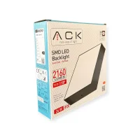 ACK AP06-02400 24W Beyaz 3000K Sıva Üstü Kare Led Backlight Panel - 3