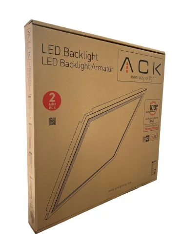 ACK AP20-46630 595mmx595mm 42W Beyaz 6500K Sıva Altı Backlight Led Panel - 2