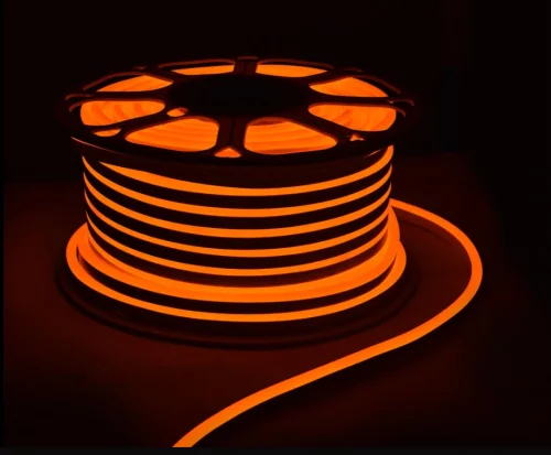 ACK AS03-00508 2835 120Led/1M 7,5W 220V Amber IP65 9X16mm Led Neon Hortum 50 Metre - 1