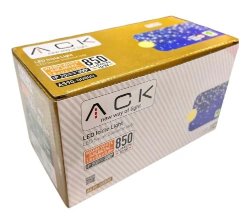 ACK AS90-00800 Led Saçak Işık 3000K - 1