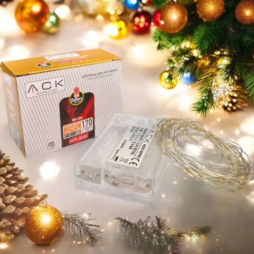 ACK AS90-00990 10mt 100Led 3000K Peri Led Süsleme Işığı - 3