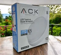 ACK AT10-01230 12W Beyaz 6500K IP54 Sıva Üstü Led Tavan Armatürü - 3