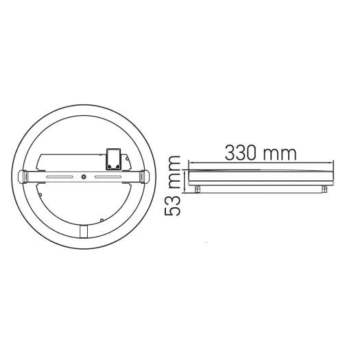 ACK AT10-83001 36W Sıva Üstü Yuvarlak Kelvın Kontrollu Ve Dımlı Kumandalı Armatür - 4