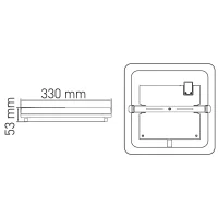 ACK AT10-84001 36W Sıva Üstü Kare Kelvın Kontrollu Ve Dımlı Kumandalı Armatür - 4