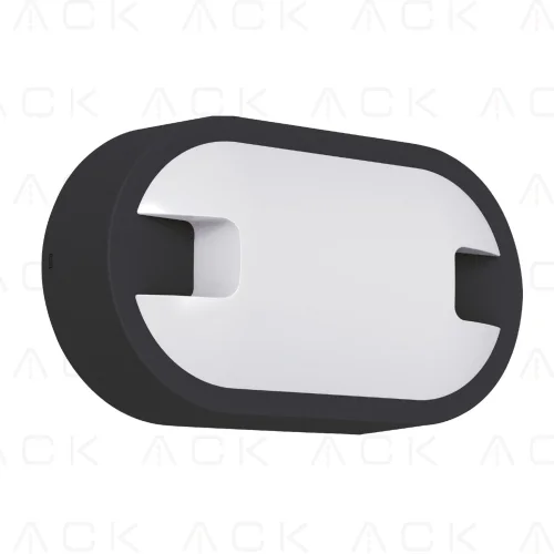 ACK AT11-21501 15W 3000K Sıva Üstü Armatür Siyah Gövde - 1