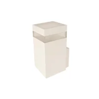 ACK AT16-10990 9W Led Duvar Armatürü Beyaz Kare 6500-4000-3000K Butonlu Renk Seçeneği - 1