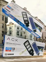 ACK AT42-09131 120W 6500K Solar Sokak Armatürü - ACK (1)