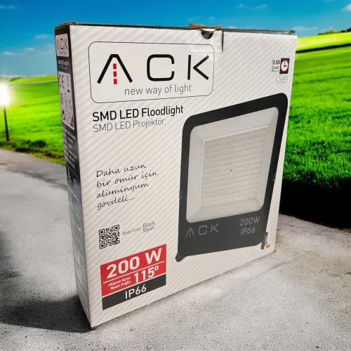 ACK AT62-19632 200W Led Projektör 6500K - 2