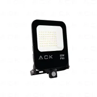 ACK AT62-25032 50W Siyah 6500K Sensörlü Led Projektör - 1
