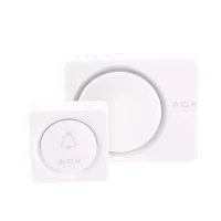 ACK AY30-02030 32 Melodili Uzaktan Kumandali Zil Beyaz - 1