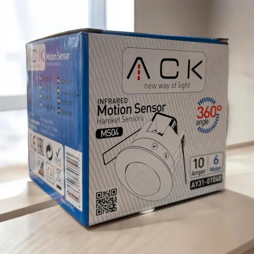 ACK AY31-01040 360 Derece Sıva Altı Hareket Sensörü - 2