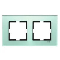 Artline 92192252 Novella Cam Düz Açık Yeşil İkili Çerçeve - 1