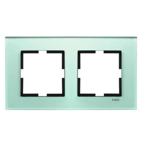 Artline 92192252 Novella Cam Düz Açık Yeşil İkili Çerçeve - 1