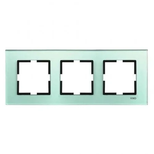 Artline 92192253 Novella Cam Düz Açık Yeşil Üçlü Çerçeve - 1