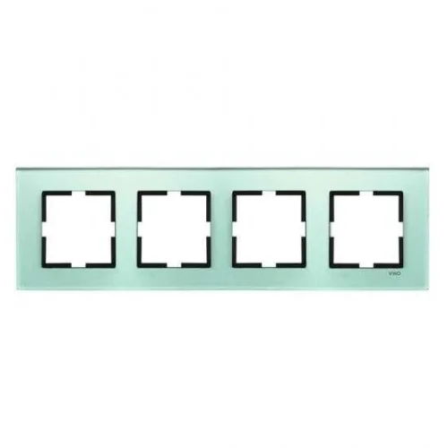 Artline 92192254 Novella Cam Düz Açık Yeşil Dörtlü Çerçeve - 1
