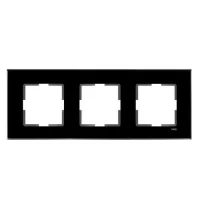 Artline 92192273 Novella Cam Düz Siyah Üçlü Çerçeve - 1