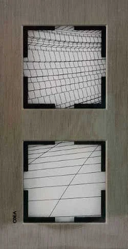 Artline 92192302 Novella Eloxal Bronz İkili Çerçeve - 1