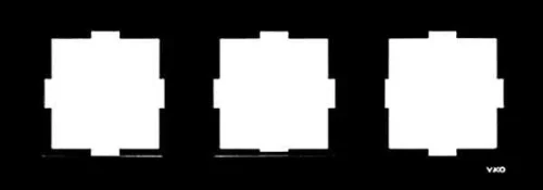 Artline 92192313 Novella Eloxal Siyah Üçlü Çerçeve - 1