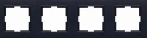 Artline 92192314 Novella Eloxal Siyah Dörtlü Çerçeve - 1